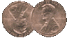 Just my two cents. Picture of two pennies.