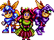 Sparkster, Sherry, and Axle Gear